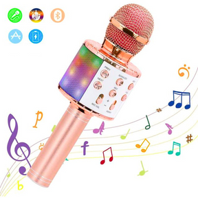 Microfone KaraoKê Infantil Sem Fio/Bluetooh/Alto Falante