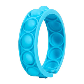 Bracelete Sensorial Fidget Bubble Simple Dimple: Alívio de Estresse e Ansiedade em Cores Vibrantes