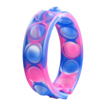 Bracelete Sensorial Fidget Bubble Simple Dimple: Alívio de Estresse e Ansiedade em Cores Vibrantes