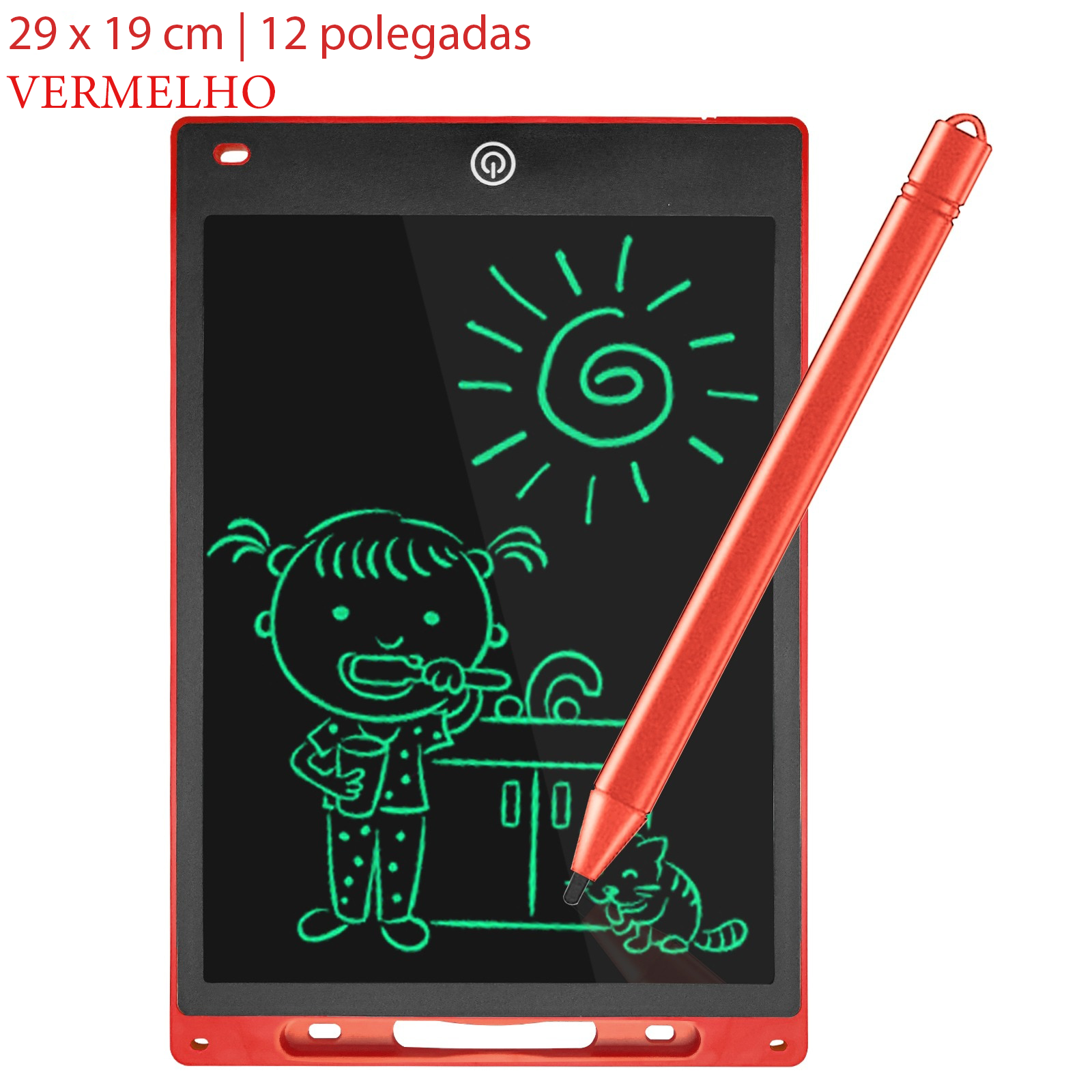 Lousa Mágica Tablet LCD Interativo Infantil