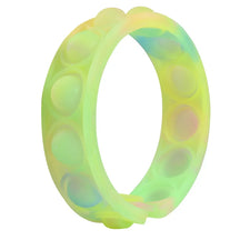 Bracelete Sensorial Fidget Bubble Simple Dimple: Alívio de Estresse e Ansiedade em Cores Vibrantes