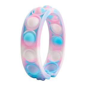 Bracelete Sensorial Fidget Bubble Simple Dimple: Alívio de Estresse e Ansiedade em Cores Vibrantes