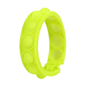 Bracelete Sensorial Fidget Bubble Simple Dimple: Alívio de Estresse e Ansiedade em Cores Vibrantes