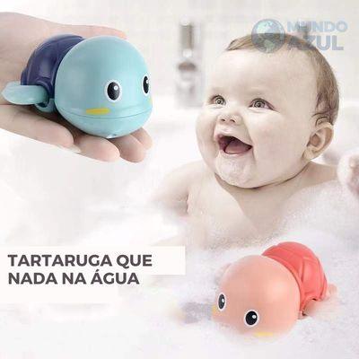 Tartaruga Nadadora - Brinquedo para o banho